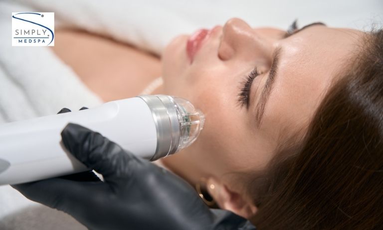 Diagram showing how radiofrequency and microneedling technologies combine